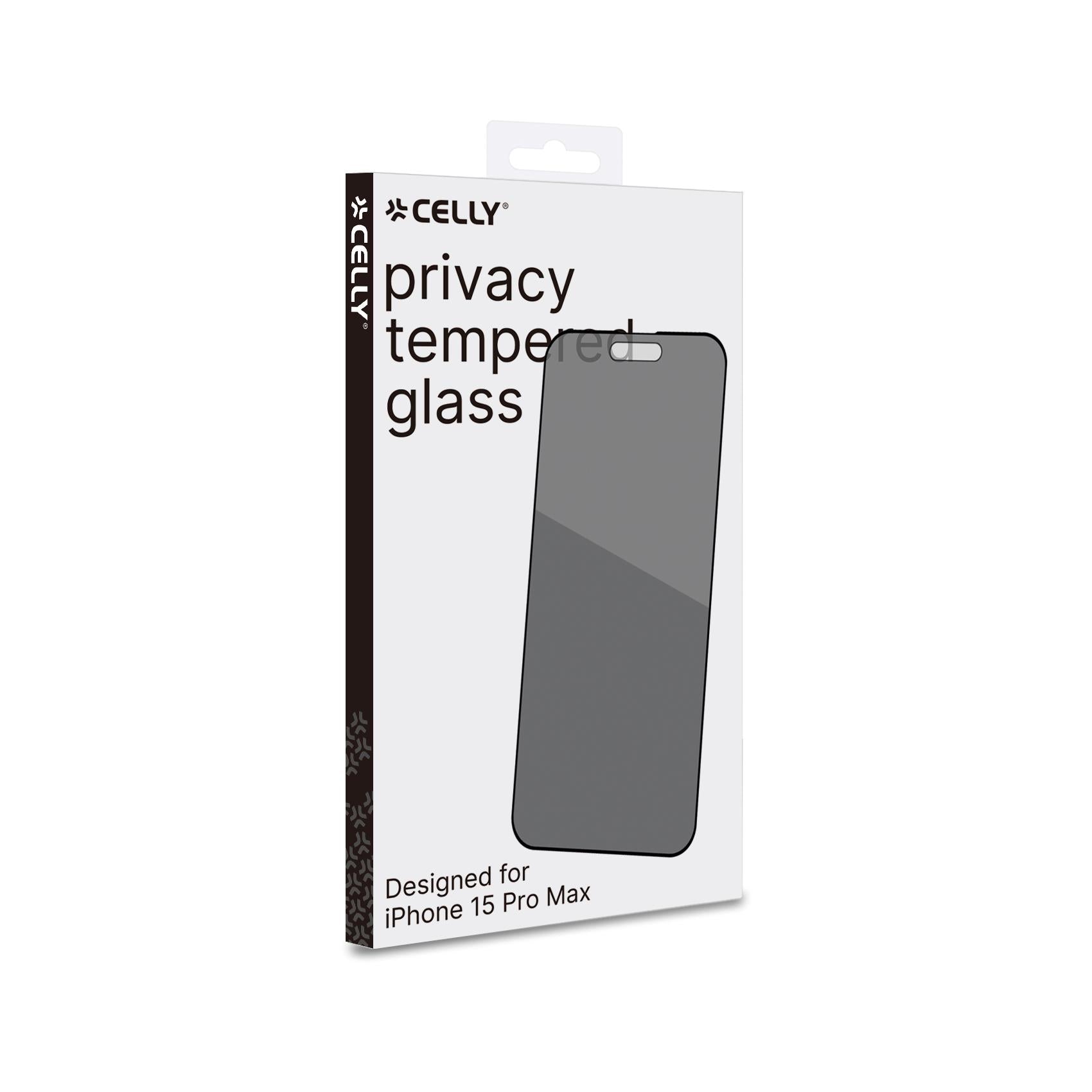 Celly PRIVACY FULL IPHONE 15 PRO MAX BK