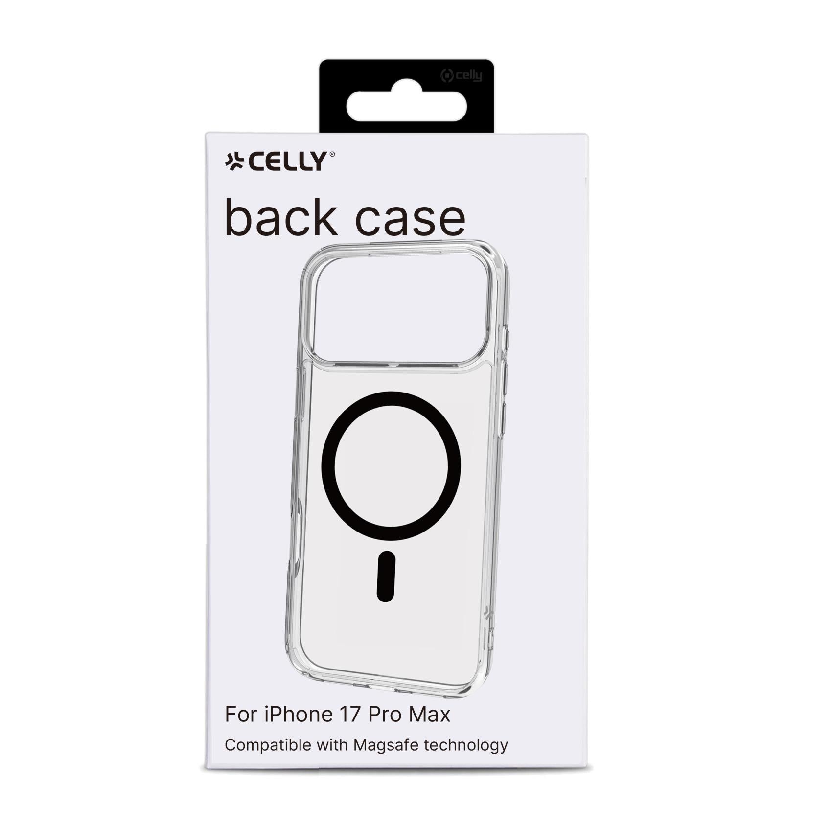 Celly GELSKINMAG iPhone 17 Pro Max Case Black