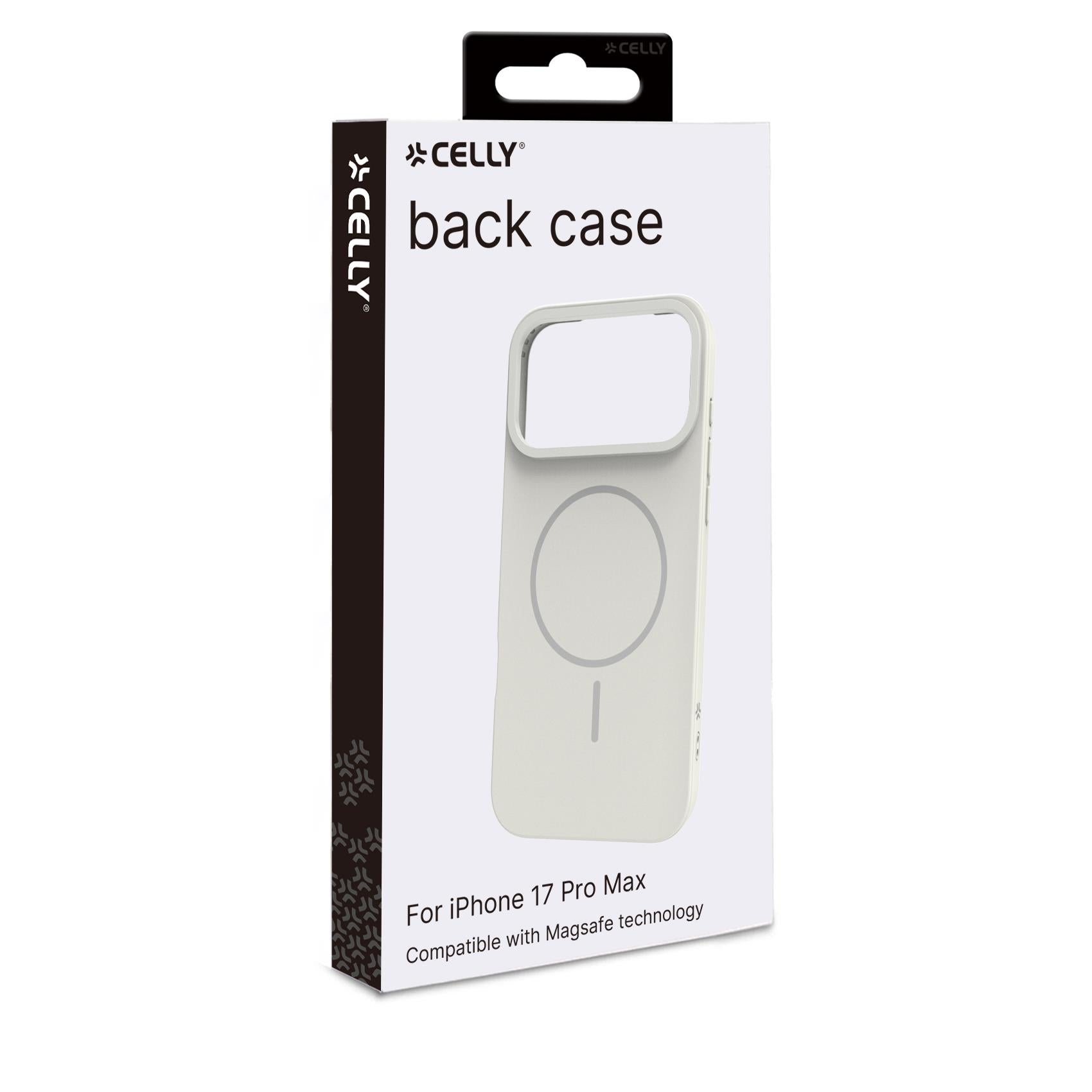 Celly MAGSLIM iPhone 17 Pro Max White MagSafe Case