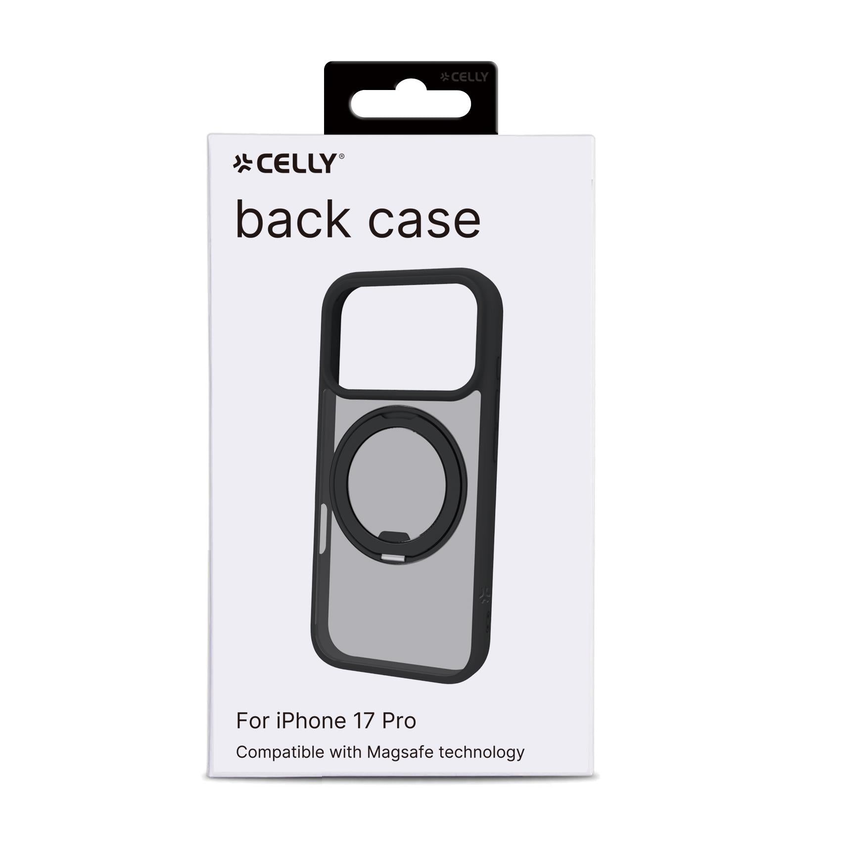 Celly MAGSTAND iPhone 17 Pro Black MagSafe Case