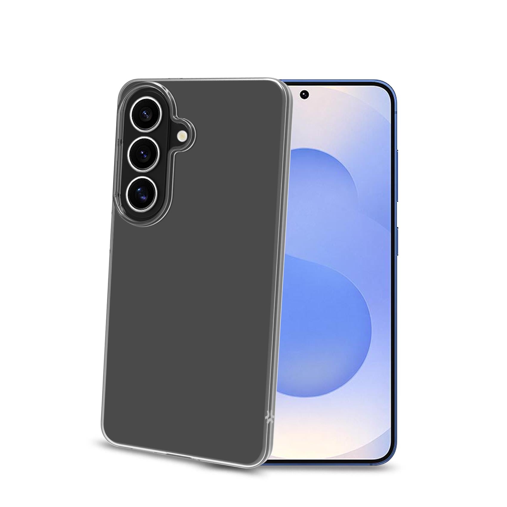 Celly GELSKIN - Transparent TPU Soft Cover Compatible with Galaxy S26 5G