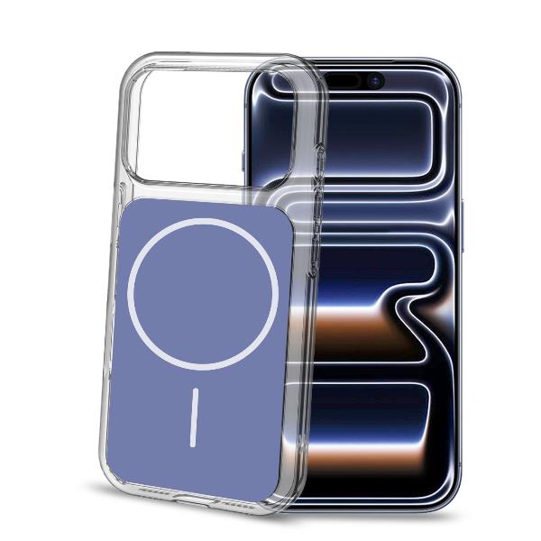 Celly MATCHMAG Slim, protective, color-matching case compatible with MagSafe technology for Apple iPhone 17 Pro Max Blue