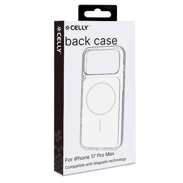 Celly MATCHMAG Slim, protective, color-matching case compatible with MagSafe technology for Apple iPhone 17 Pro Max White