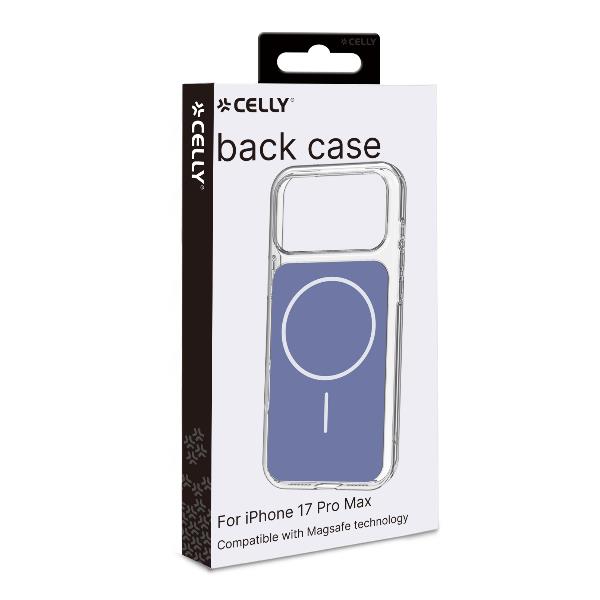 Celly MATCHMAG Slim, protective, color-matching case compatible with MagSafe technology for Apple iPhone 17 Pro Max Blue