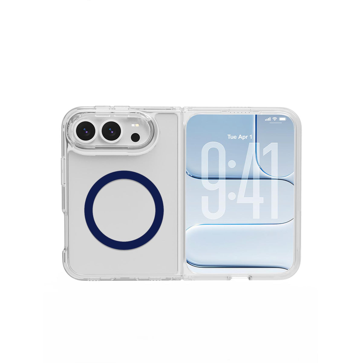 Celly GELSKINMAG iPhone Duo Case Transparent