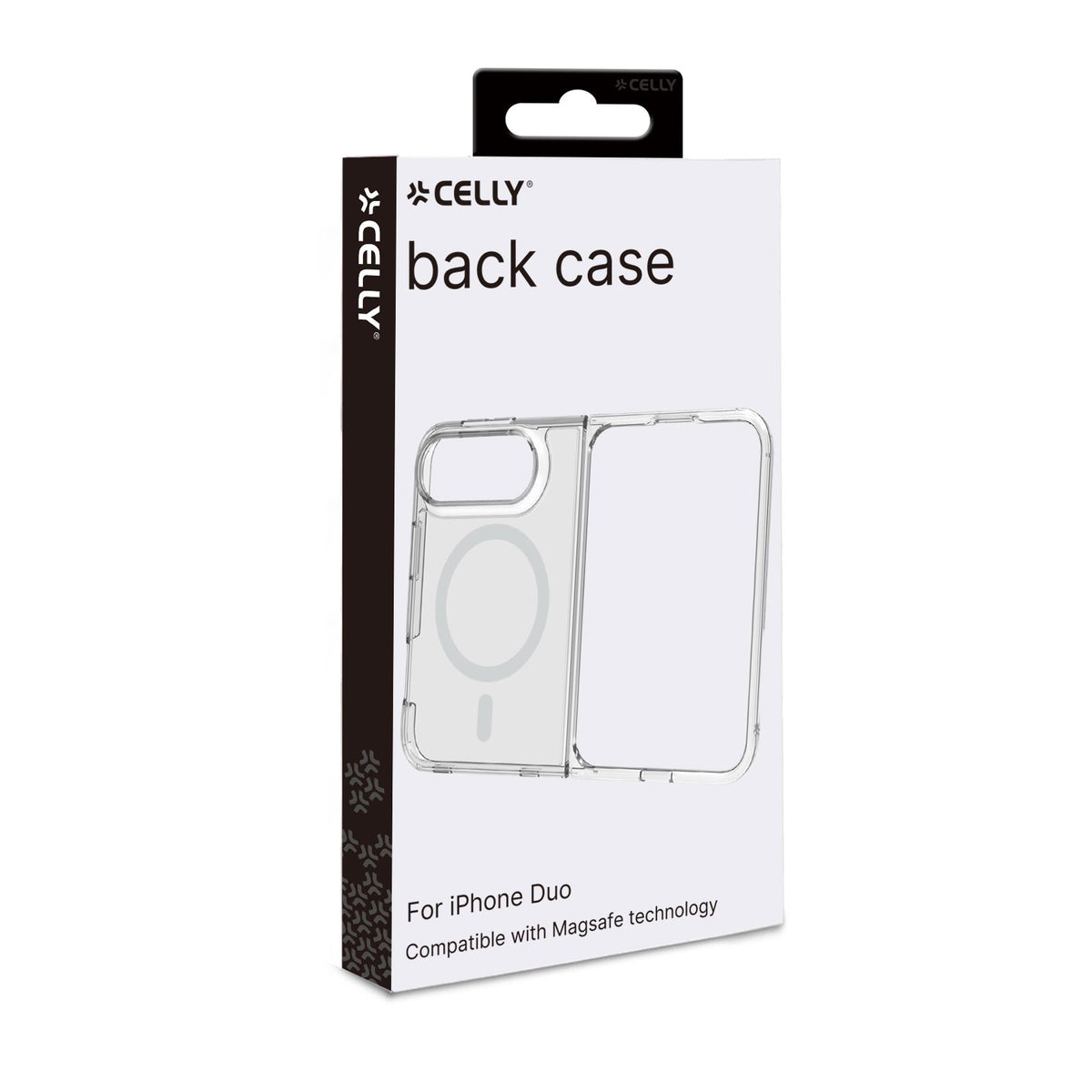 Celly GELSKINMAG iPhone Duo Case Silver