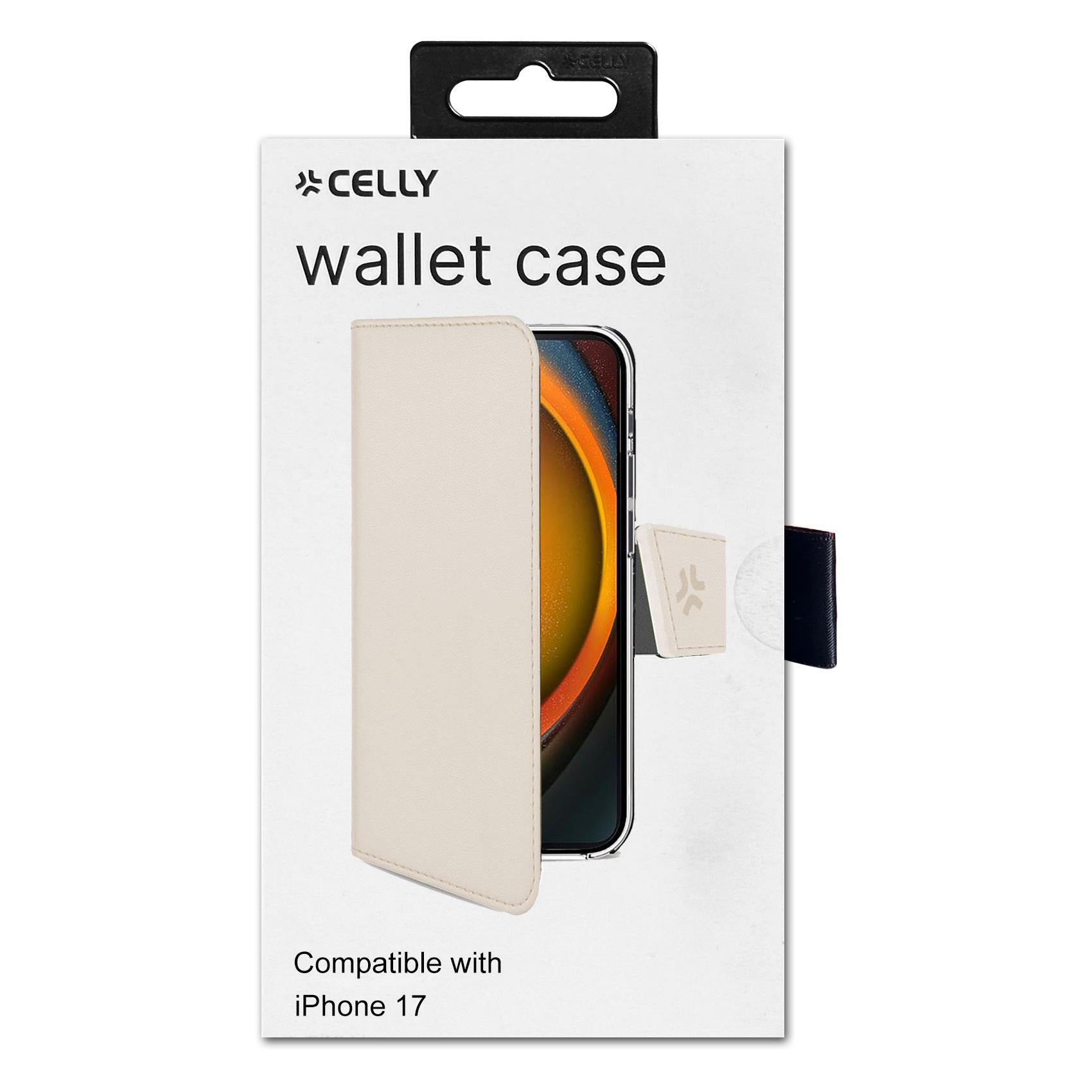 Celly WALLY Case iPhone 17 Sand
