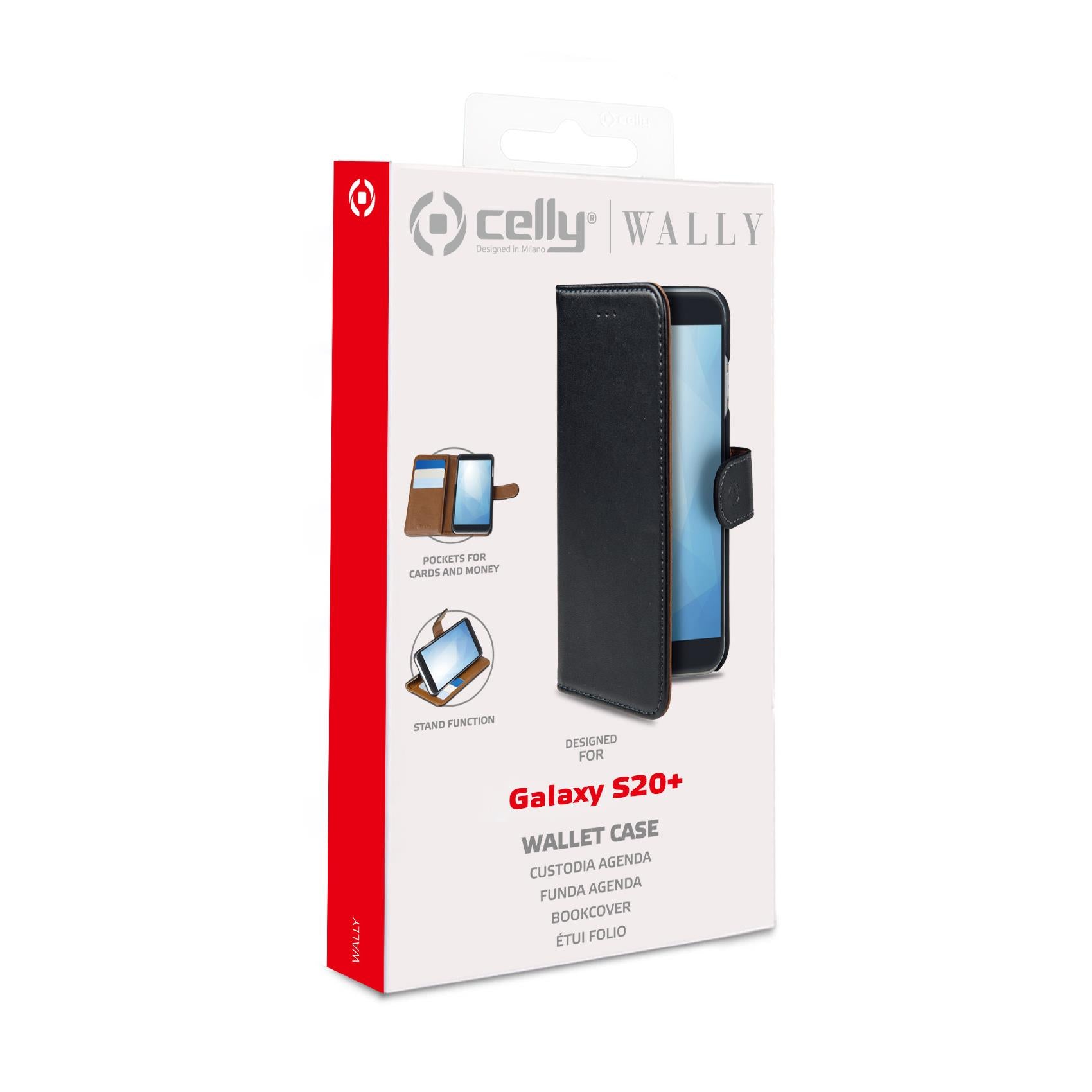 Celly Wally GALAXY S20 Plus Black