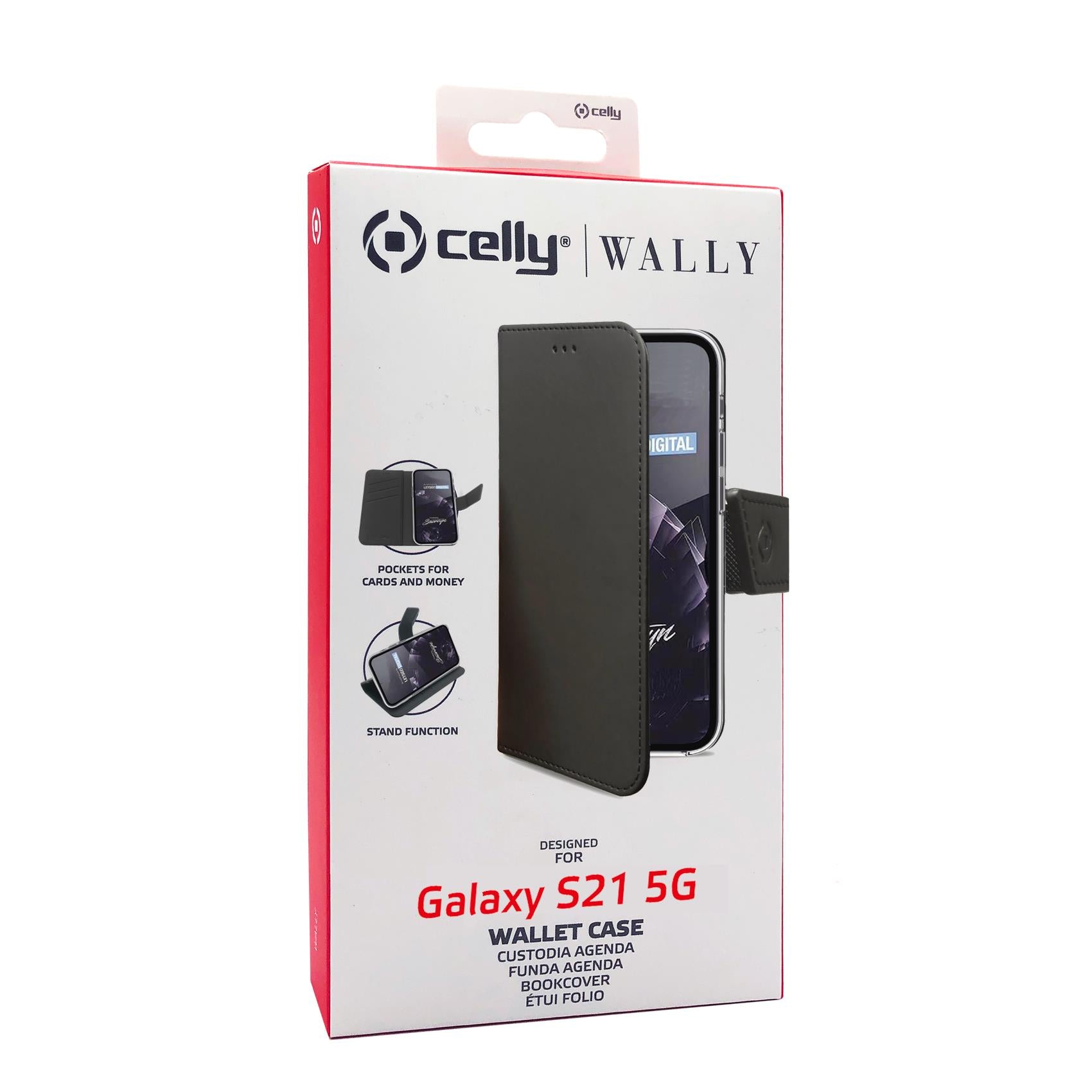 Celly Wally BookCase GALAXY S21 5G