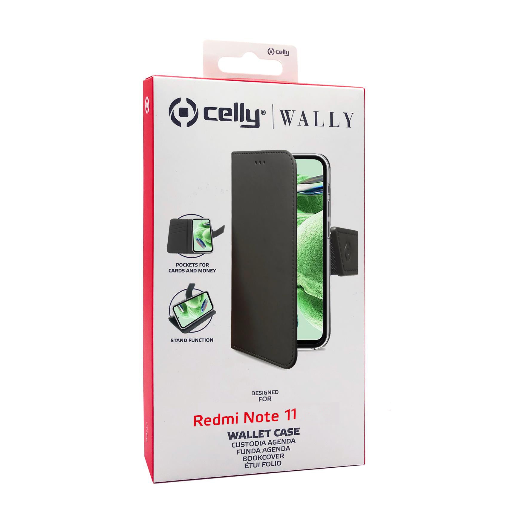 Celly Wally for Xiaomi Redmi Note 11/ Note 11s Black