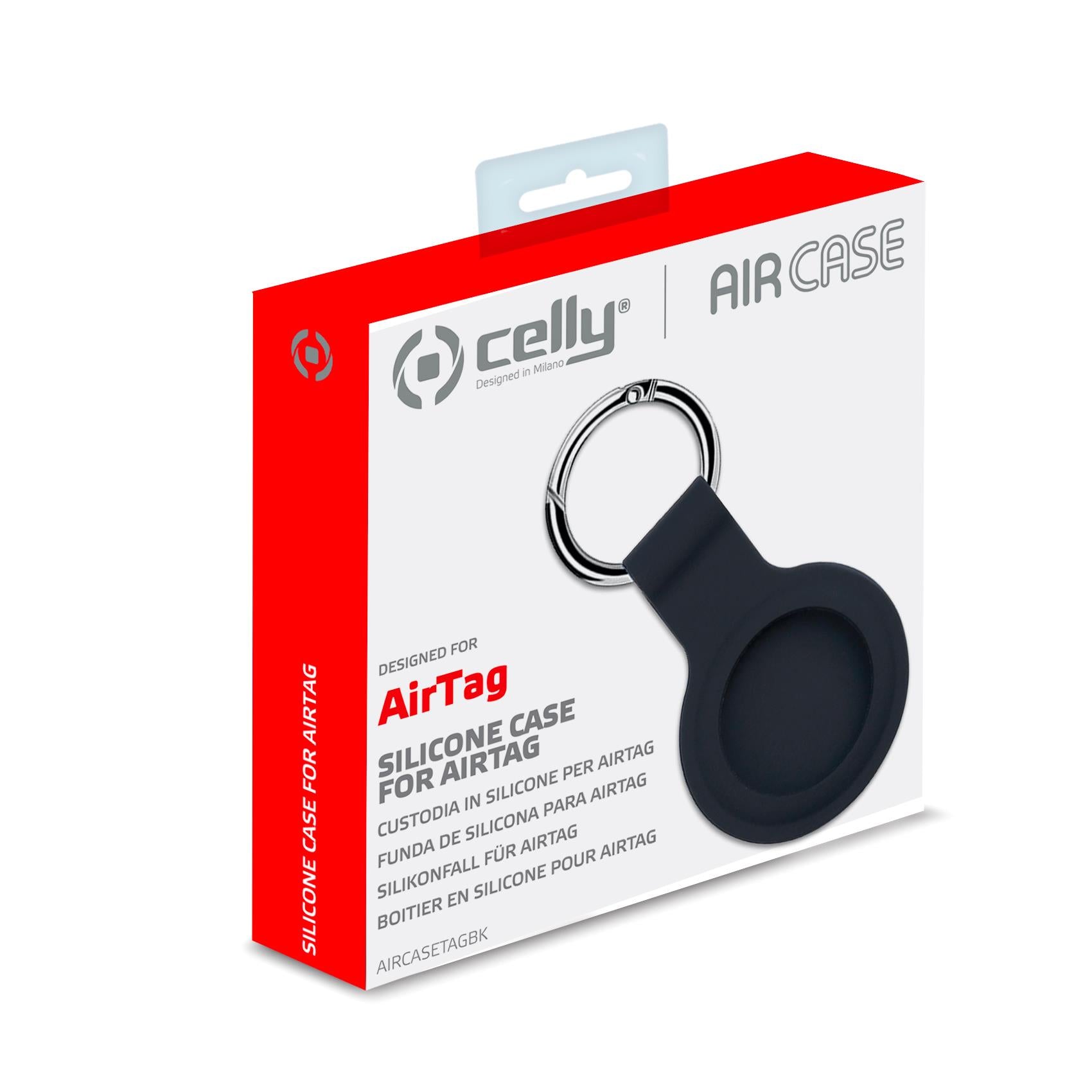 Celly AIRTAG CASE BLACK