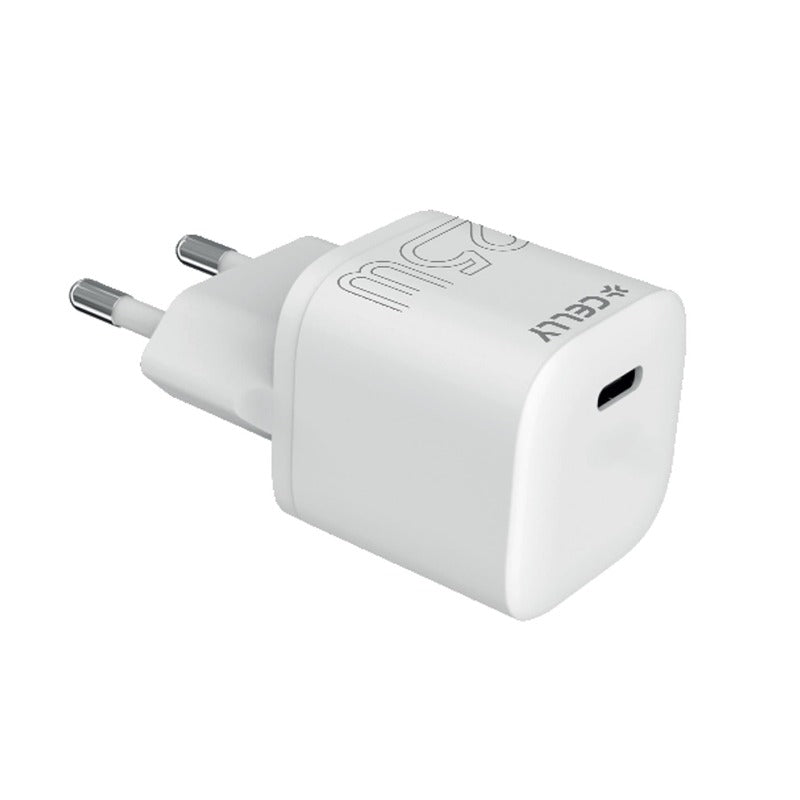 Celly UCTC1USBC25W - Ultra Compact Wall Charger 25W