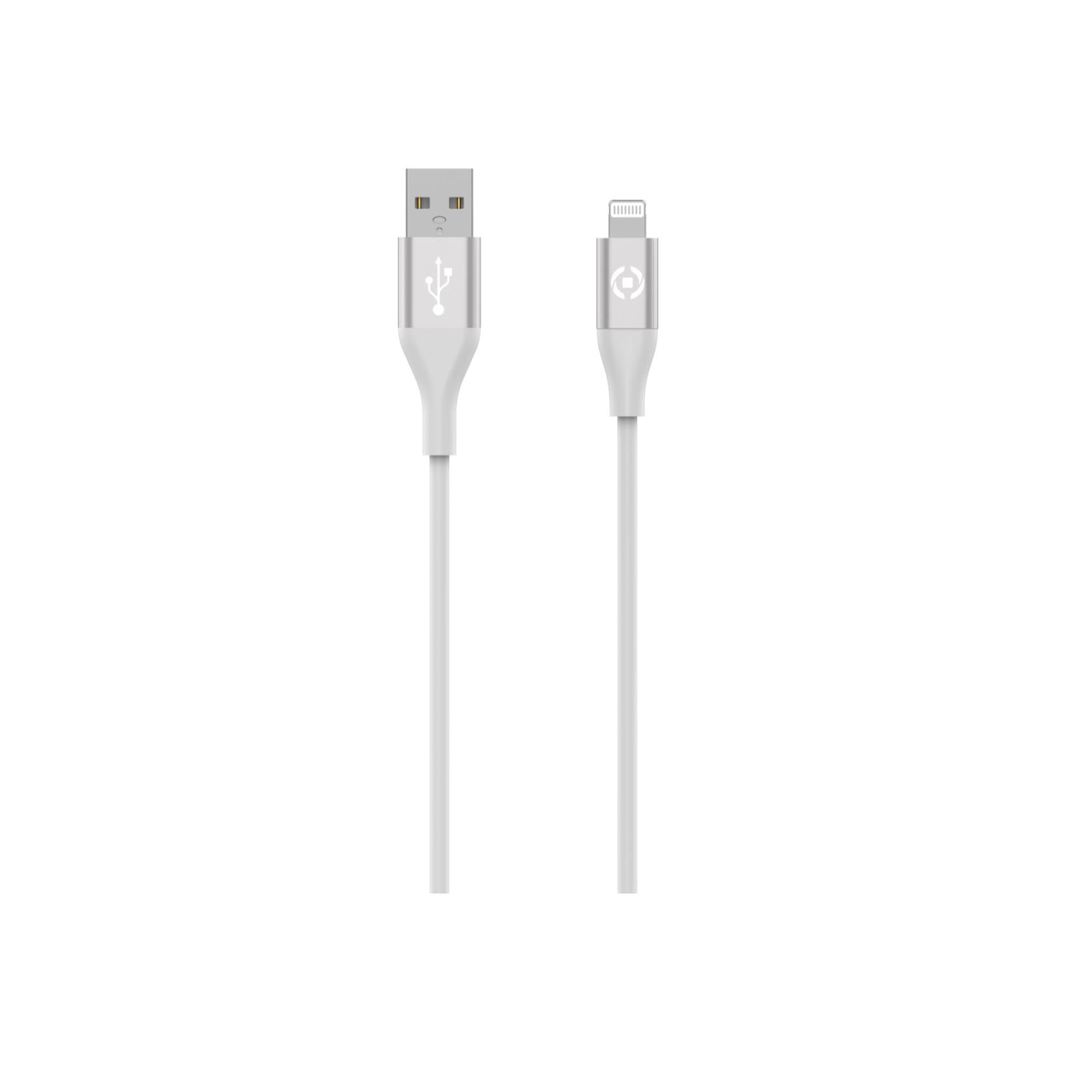 Celly USBLIGHTCOLORWH USB-A TO LIGHTNING 12W CABLE WHITE