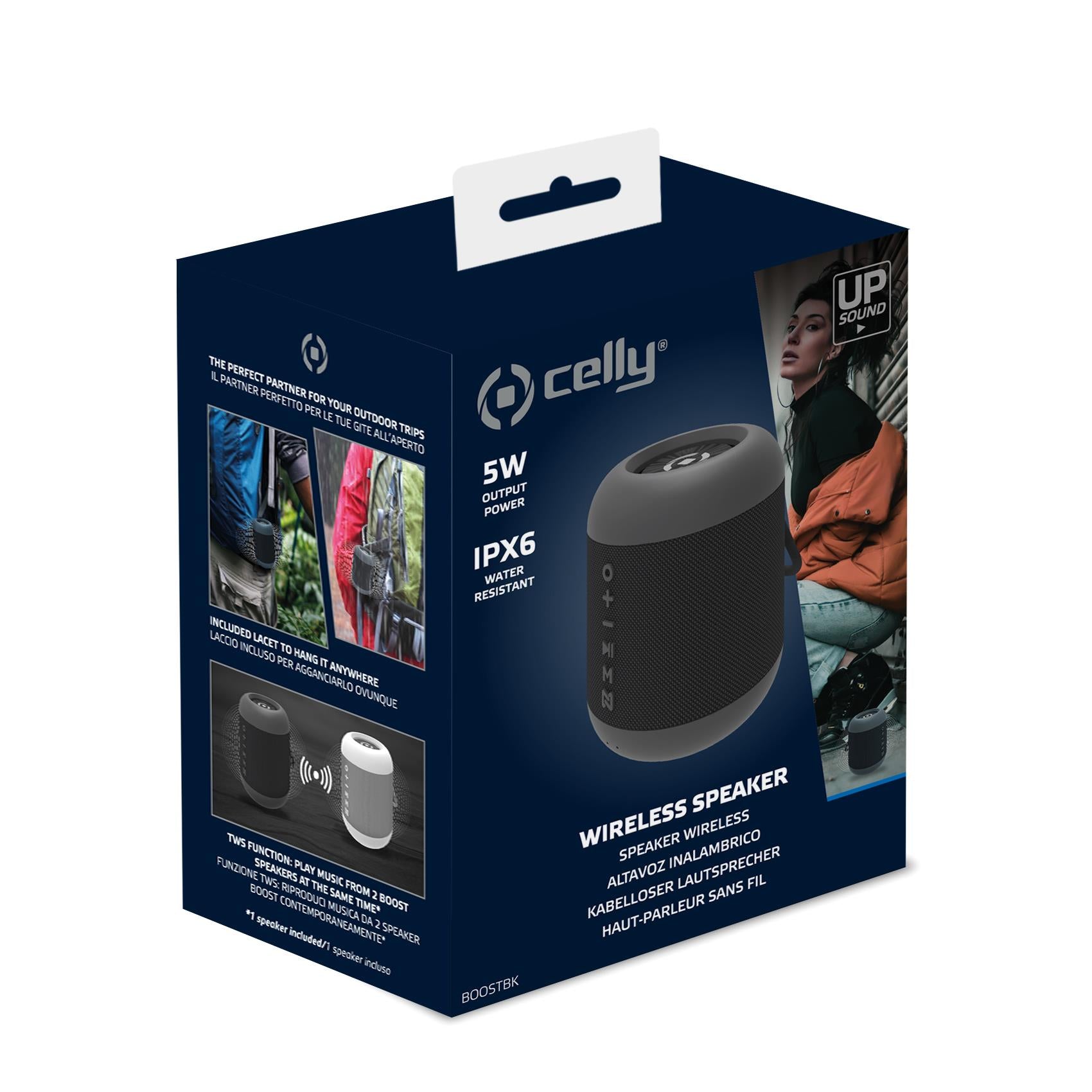 Celly BOOST WIRELESS SPEAKER 5W BLACK