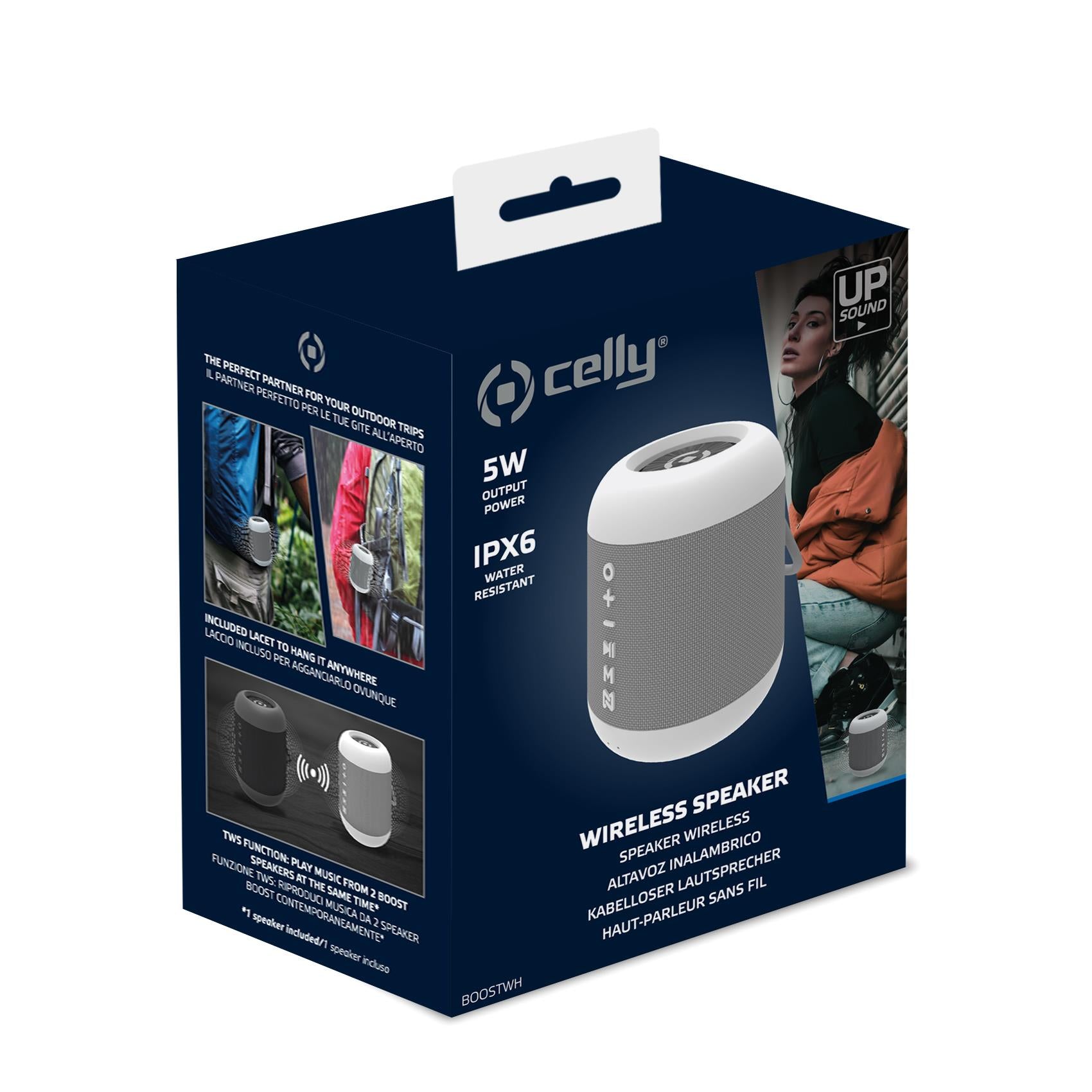 Celly BOOST WIRELESS SPEAKER 5W WHITE