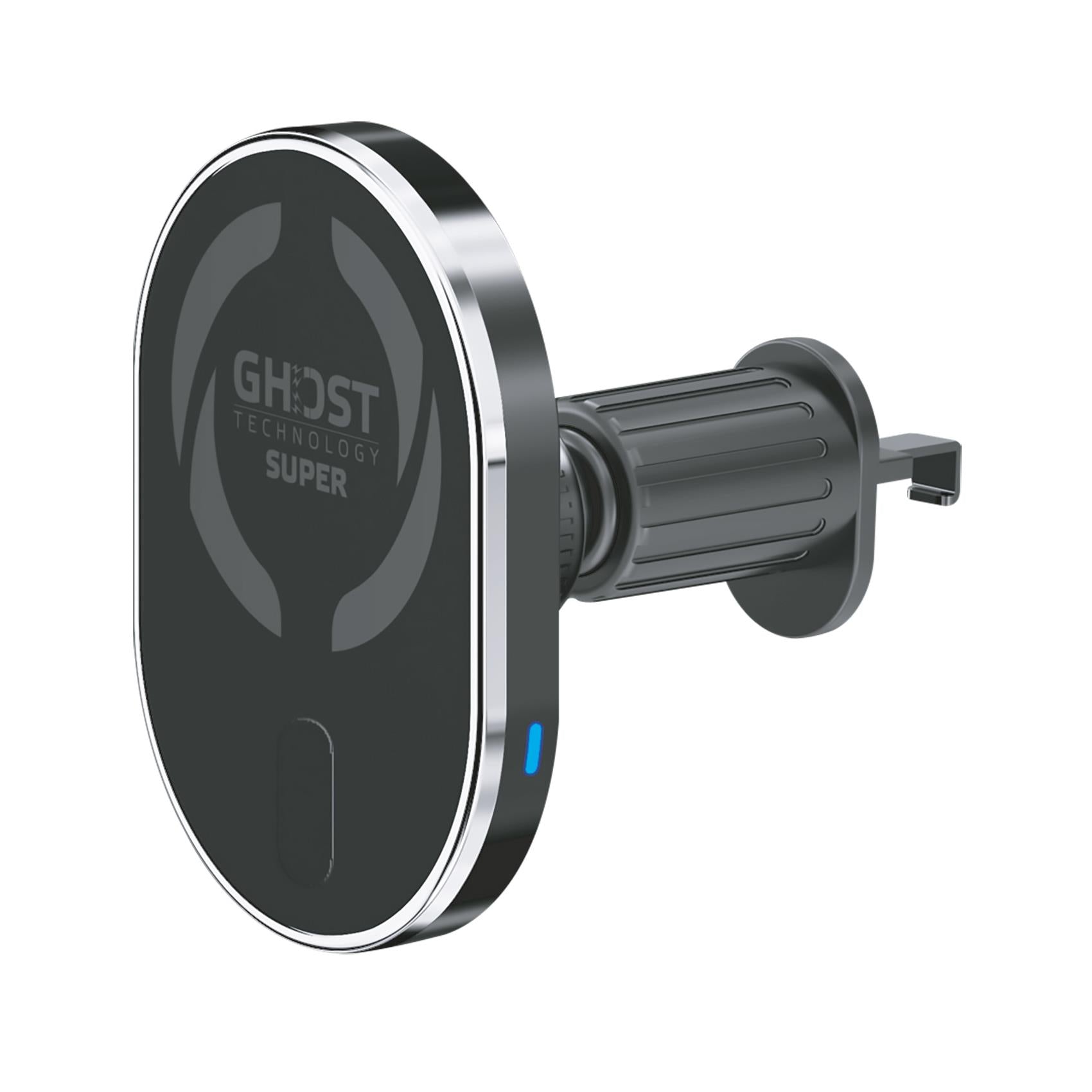 Celly GHOSTSUPERMAGCH - 15W Wireless Charger Car Holder compatible with Magsafe technology