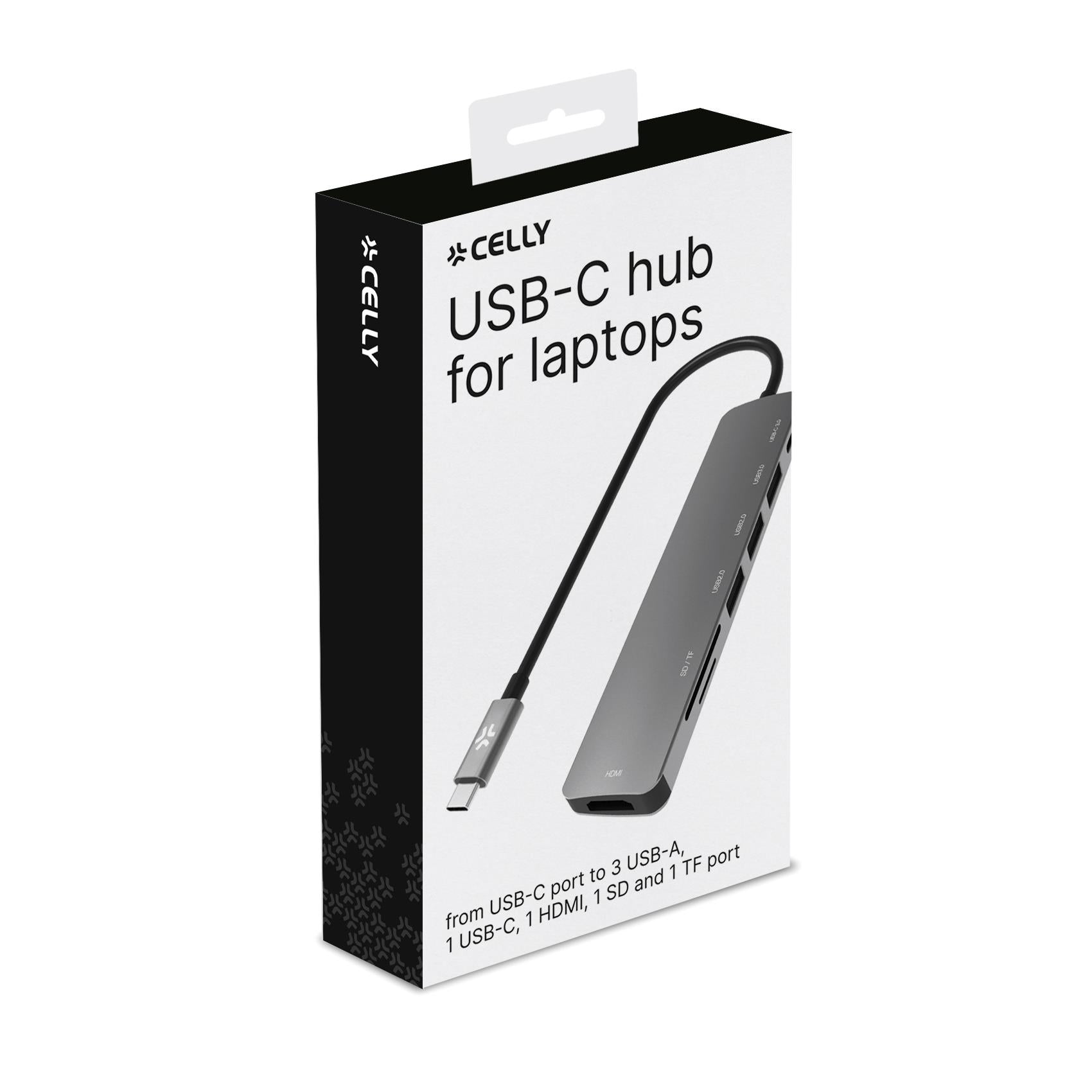 Celly PROHUB7IN1 - USB-C Adapter 7in1