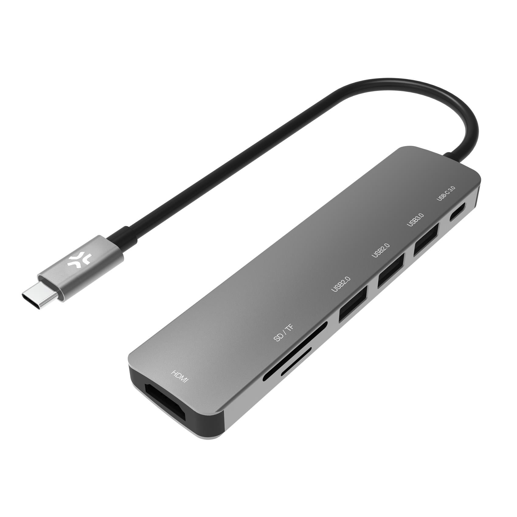 Celly PROHUB7IN1 - USB-C Adapter 7in1
