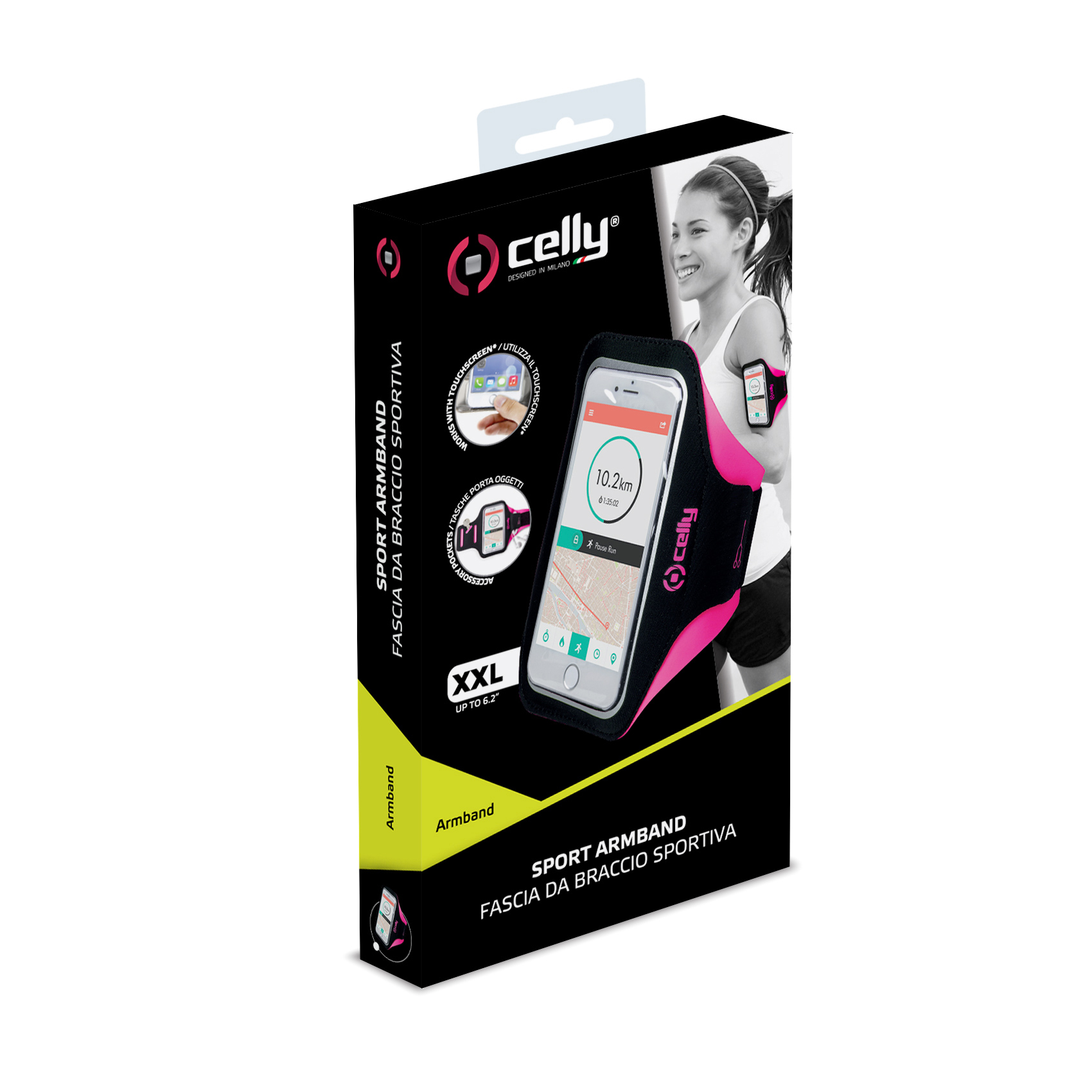 Celly ARMBAND UP TO 6.5 PINK