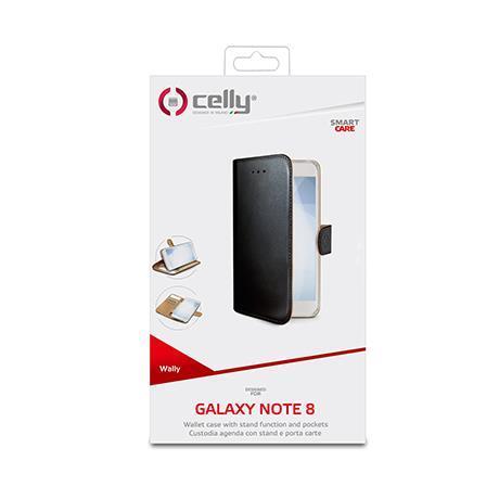 Celly Smart Care Prestige BookCase Galaxy Note 8 Black