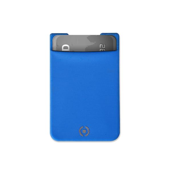 Celly POCKETFIX - Universal Adhesive Card Pocket Blue