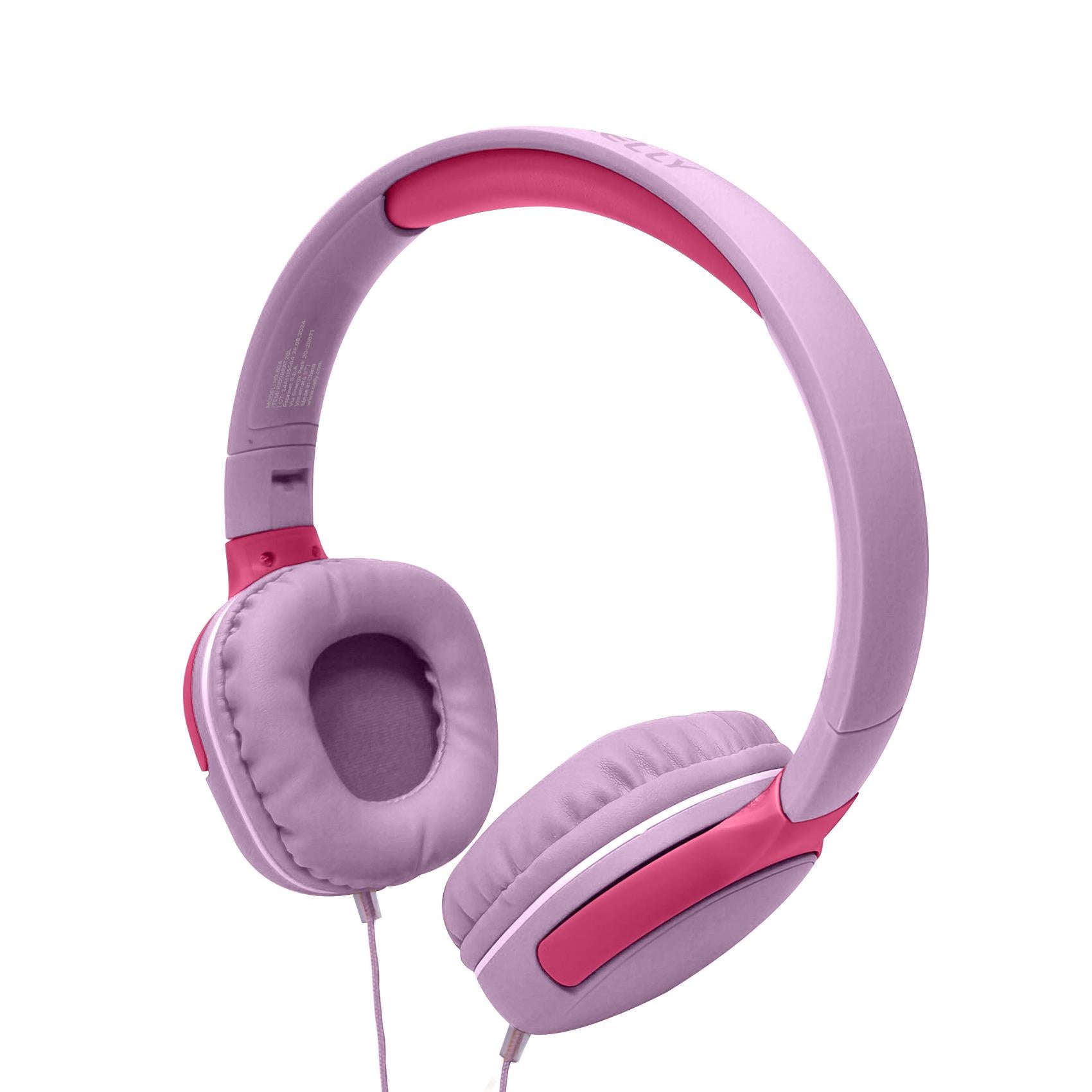Celly KIDSBEAT2PK - Kids Stero Wired Headphones Pink