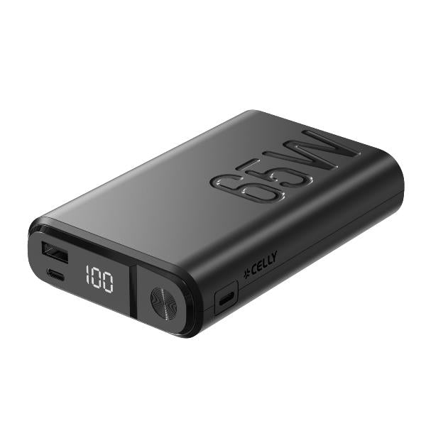 Celly PBUP65W20000 - 65W Powerbank 20000 mAh black