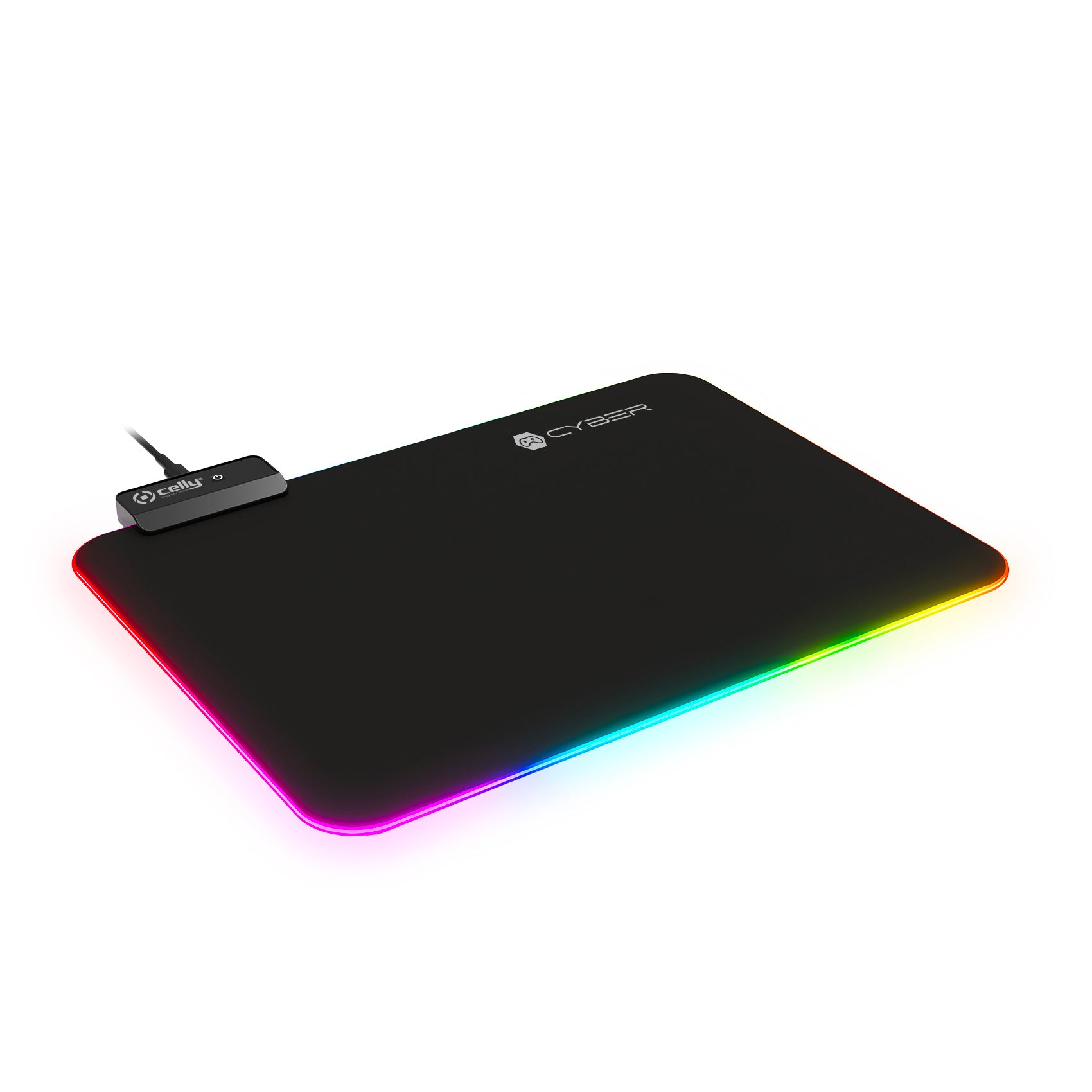 Celly Cyber Gaming Mousepad RGB Black