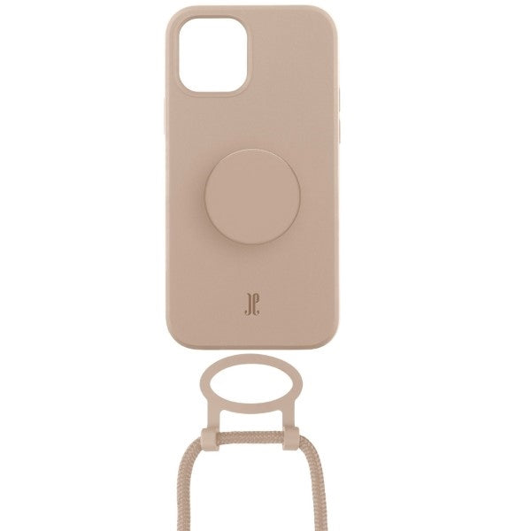 Case JE PopGrip iPhone 12/12 Pro beige 30174 AW/SS23 (Just Elegance)
