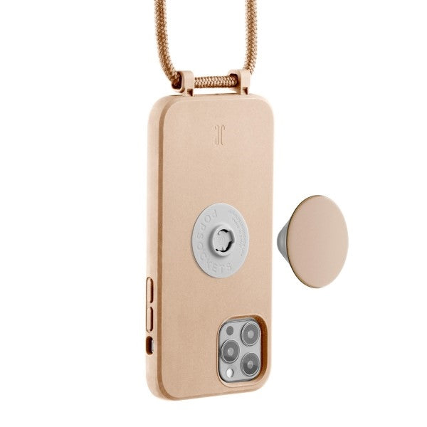 Case JE PopGrip iPhone 12/12 Pro beige 30174 AW/SS23 (Just Elegance)