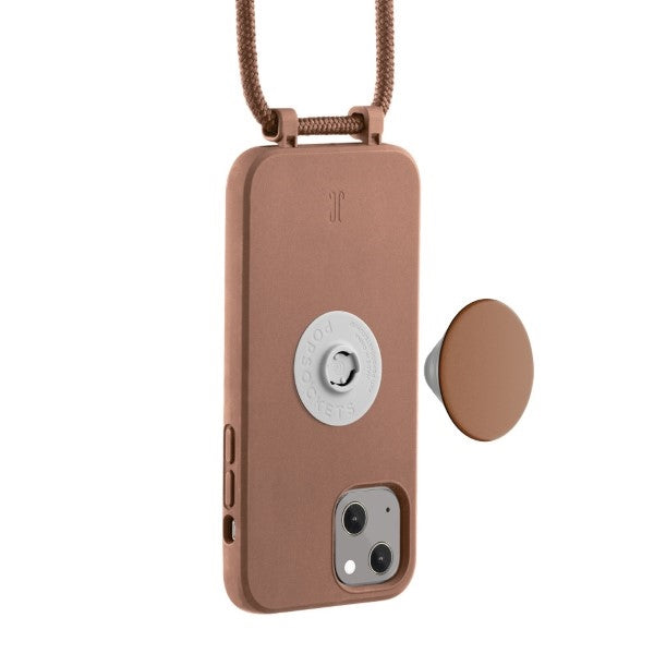 JE PopGrip Case for iPhone 13 14 / 15 brown sugar 30131 AW/SS23 (Just Elegance)
