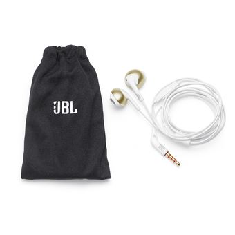 JBL T205 headphones - champagne gold