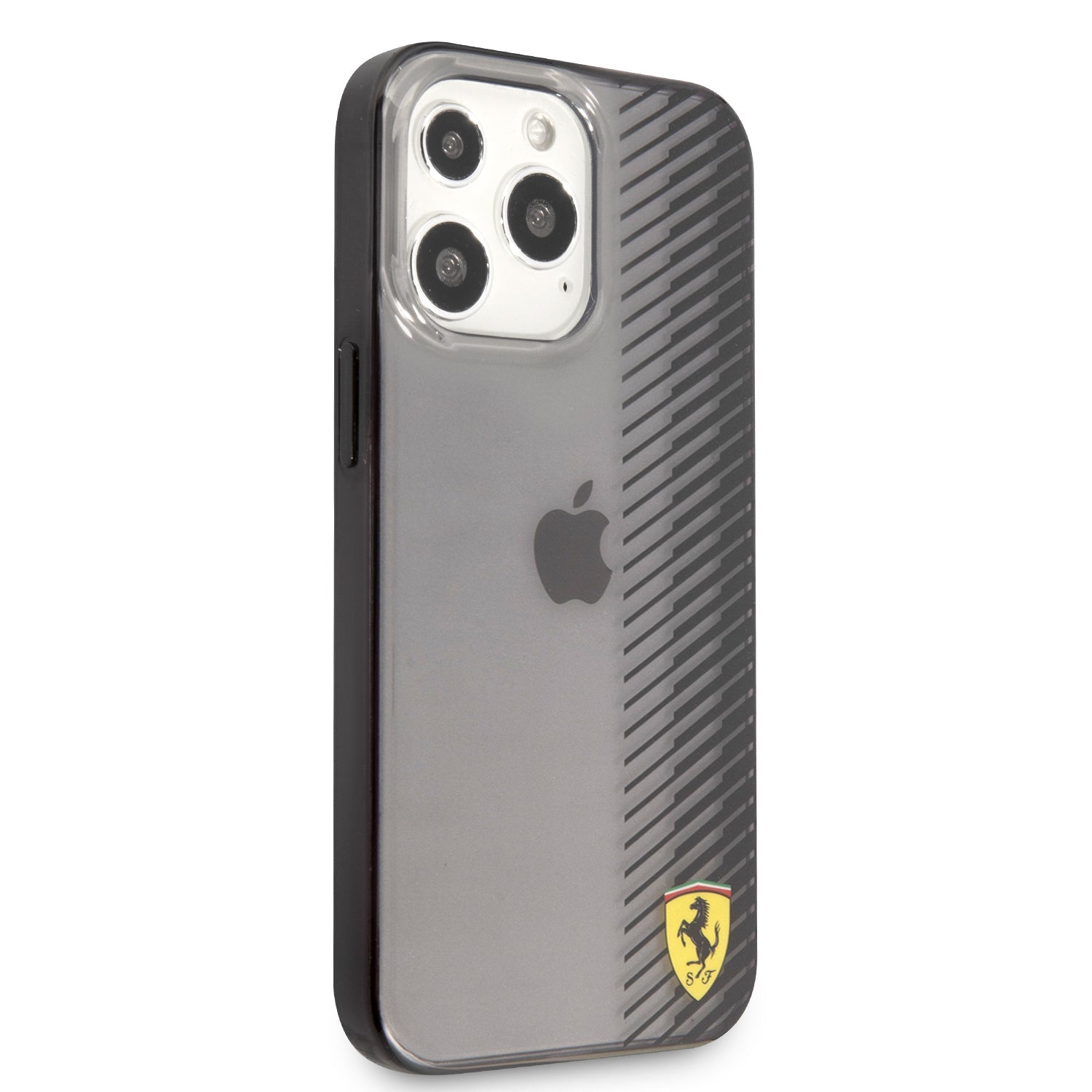 Ferrari FEHCP12MUYEK iPhone 12 Pro Hard Case Black On Track Collection Gradient