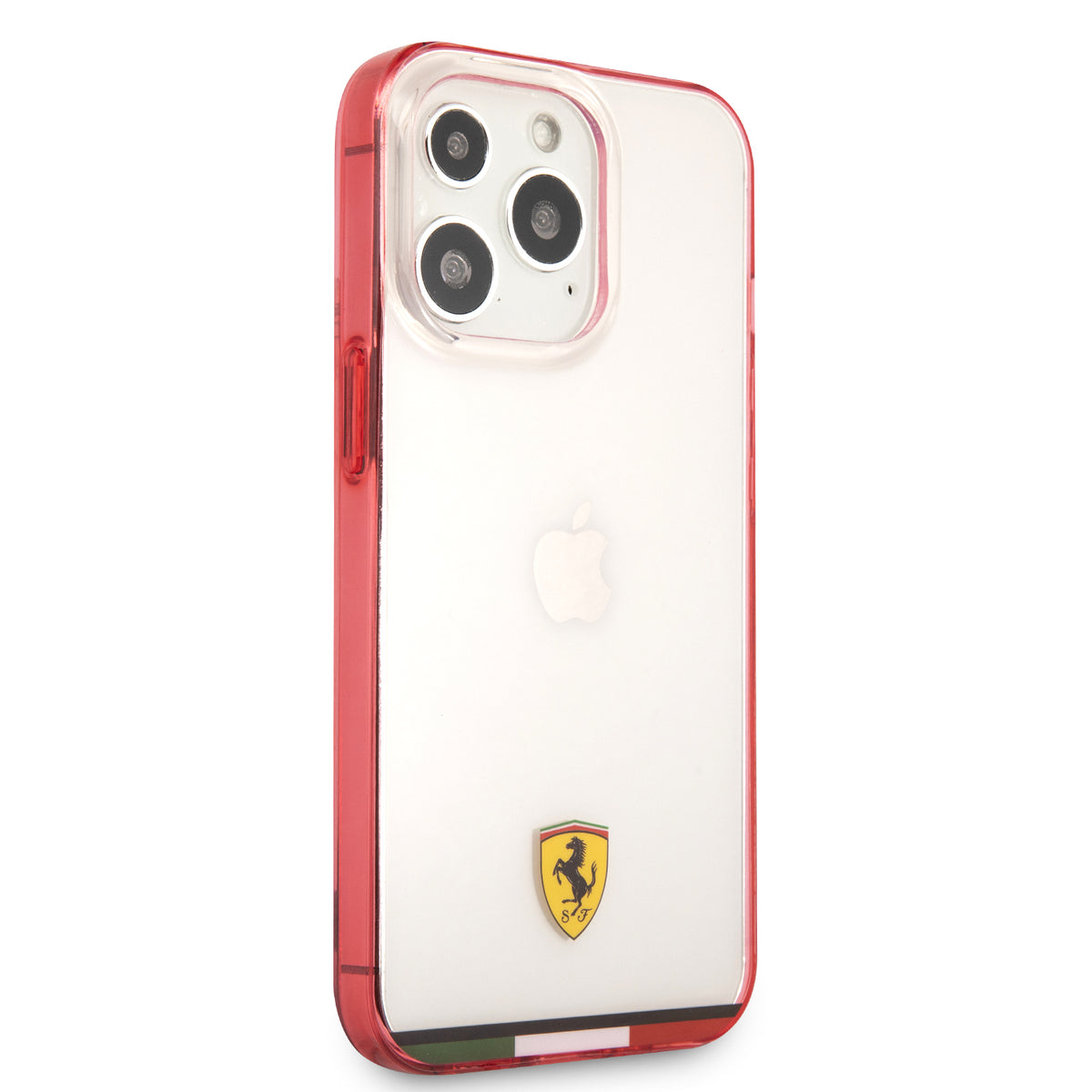 Ferrari FEHCP13XBITR iPhone 13 Pro Max Transparent Hard Case Print Logo Compatible
