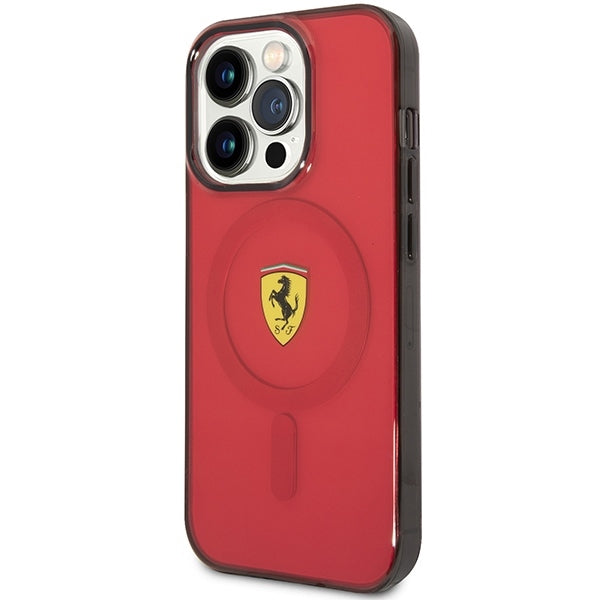 Ferrari FEHMP14XURKR iPhone 14 Pro Max black hardcase IMD Combi Magsafe
