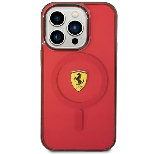 Ferrari FEHMP14XURKR iPhone 14 Pro Max black hardcase IMD Combi Magsafe
