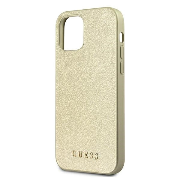 Guess GUHCP12LIGLGO iPhone 12 Pro Max gold hardcase Iridescent