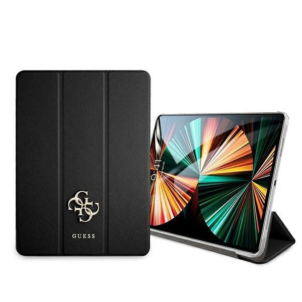 Guess GUIC12PUSASBK iPad Pro 12,9" 2020/2021 Book Cover black Saffiano Collection