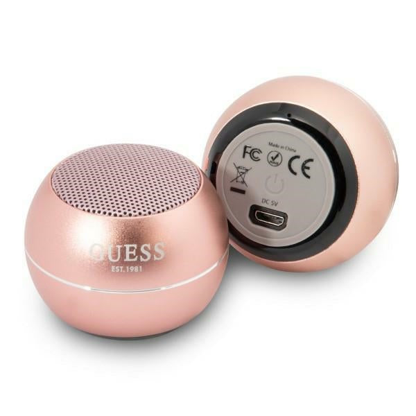 Guess Speaker Bluetooth GUWSALGEP Speaker mini Pink