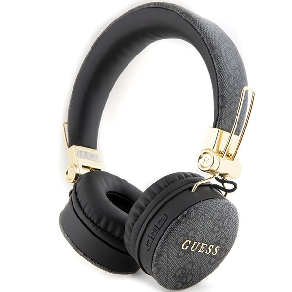 Guess earphones on-ear Bluetooth GUBH704GEMK black 4G Metal Logo
