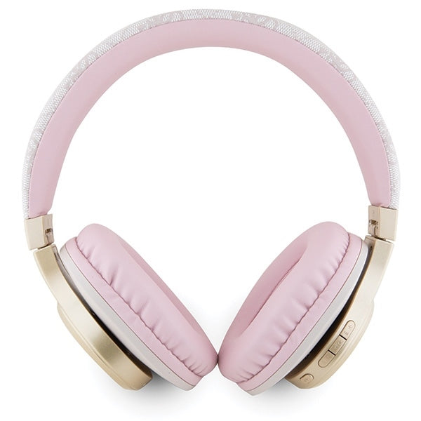 Guess on-ear headphones Bluetooth GUBH604GEMP Pink 4G Script