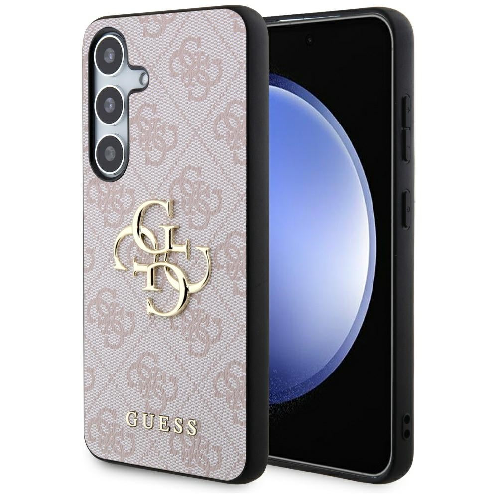 Guess GUHCS24S4GMGPI S24 S921 Pink hardcase 4G Big Metal Logo