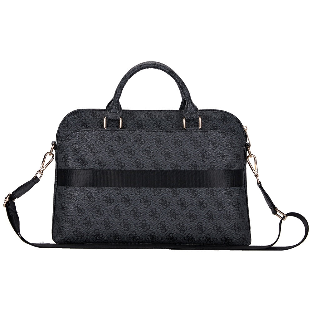 Guess COMP. Bag 4G Zipper Pocket and Triangle Logo Black 15