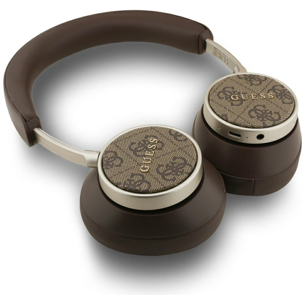 Guess Over-Ear Headphones Bluetooth 4G Classic Logo brown