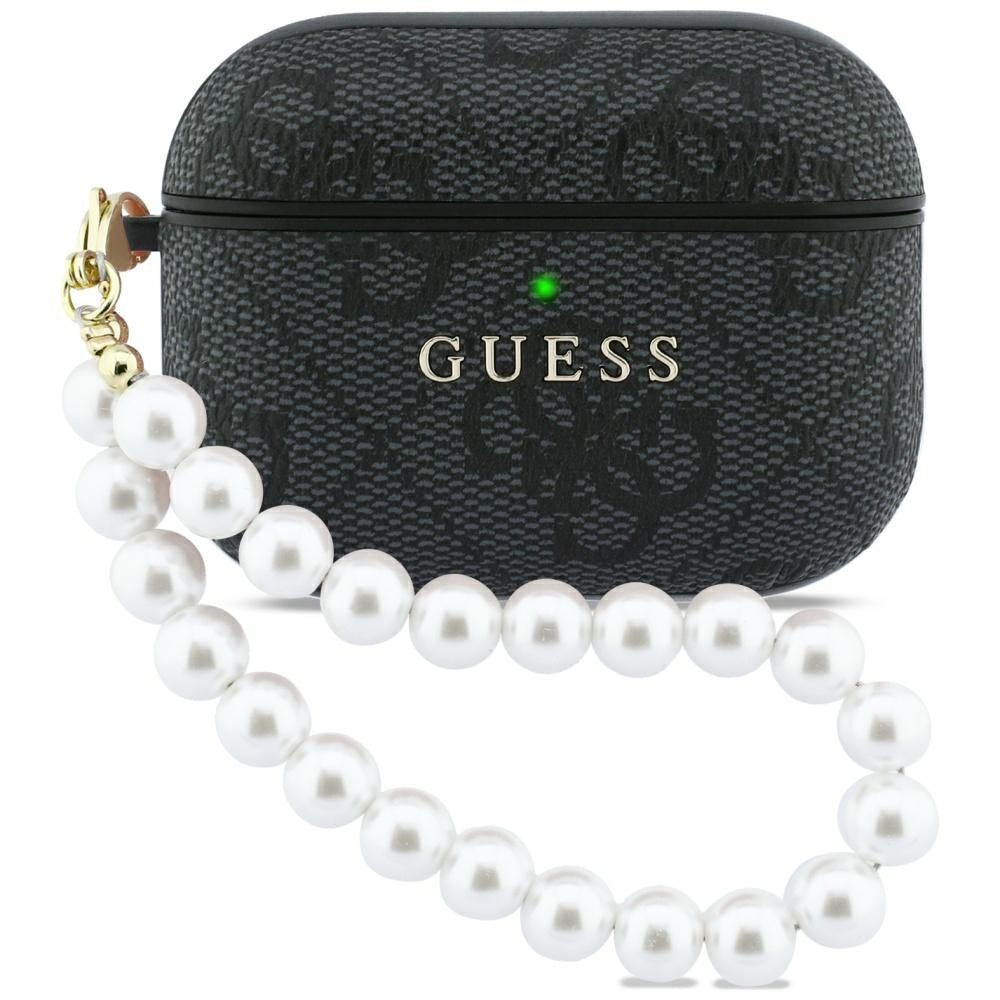 Guess 4G Pearl Strap Case for AirPods Pro 3 black