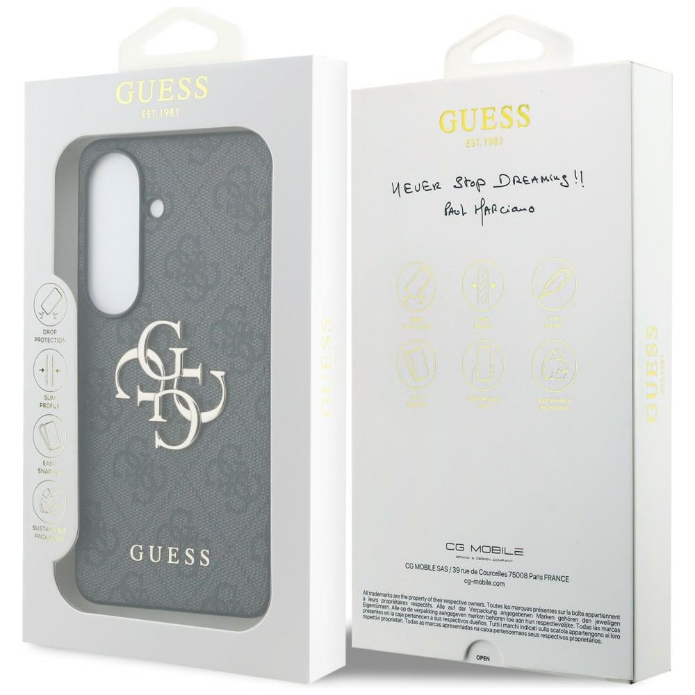 Guess GUHCS26M4GMGGR4G Big Metal Logo for Samsung Galaxy S26 Plus Black