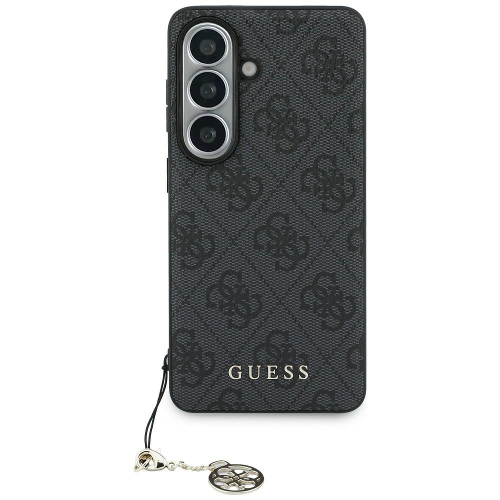 Guess GUHMS26SGF4GGR 4G Classic Logo Charm MagSafe for Samsung Galaxy S26 Black