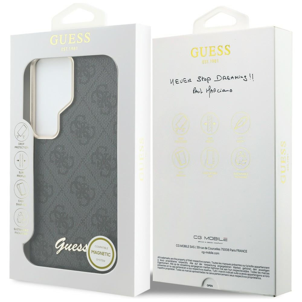 Guess GUHMS26L5P4FWMSK 4G Script MagSafe for Samsung Galaxy S26 Ultra black