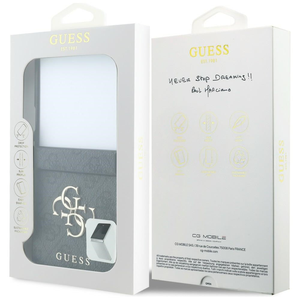 Guess Big 4G Logo Case for Samsung Galaxy Z Flip 8 Black