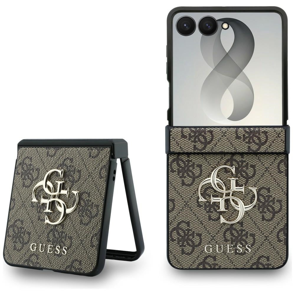 Guess Big 4G Logo Case for Samsung Galaxy Z Flip 8 Brown
